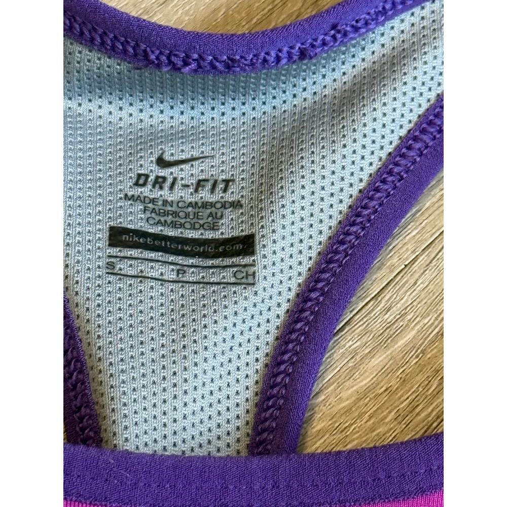 Nike Dri-Fit Magenta Purple Racerback Tank Small | Athletic - Picture 3 of 16